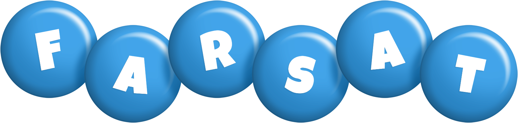 Farsat candy-blue logo