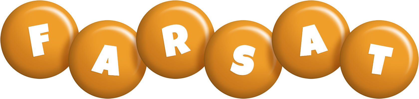 Farsat candy-orange logo