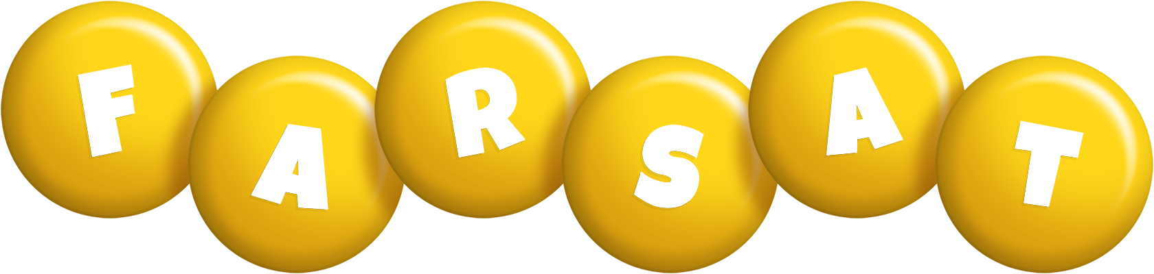Farsat candy-yellow logo