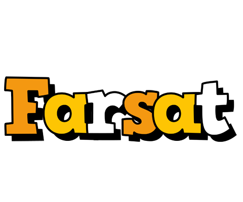 Farsat cartoon logo