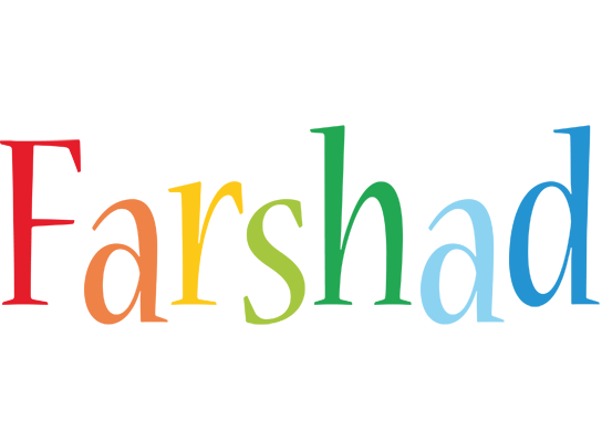 Farshad birthday logo