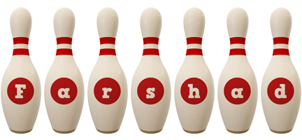 Farshad bowling-pin logo