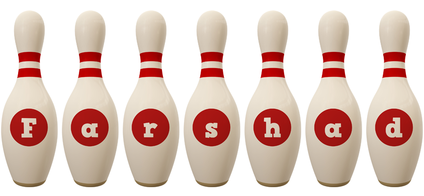 Farshad bowling-pin logo