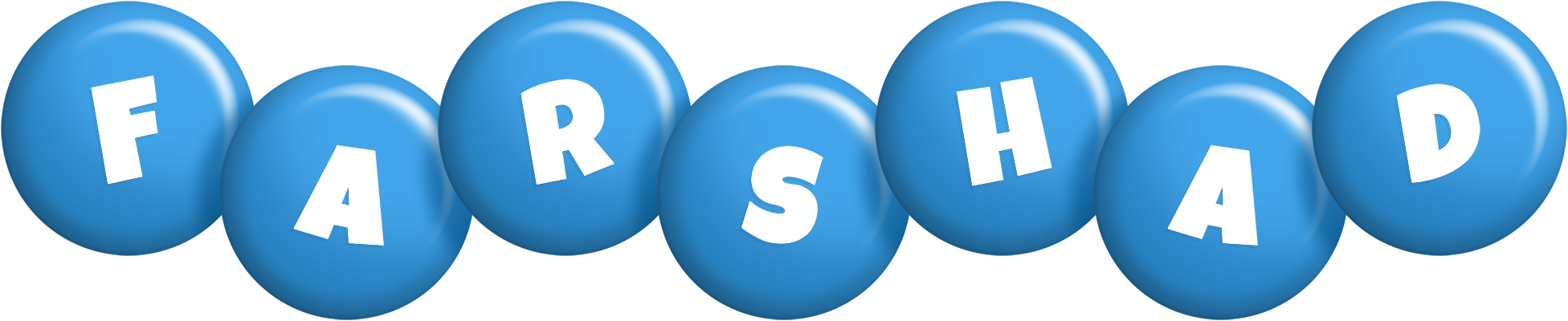 Farshad candy-blue logo