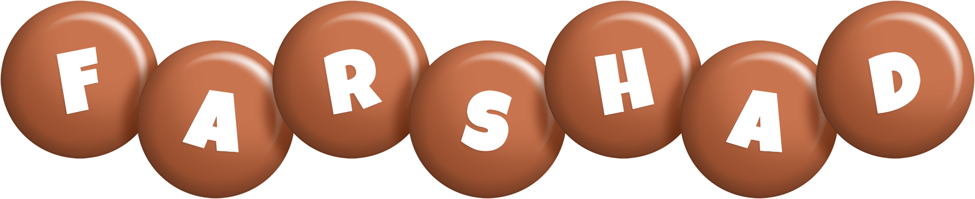 Farshad candy-brown logo