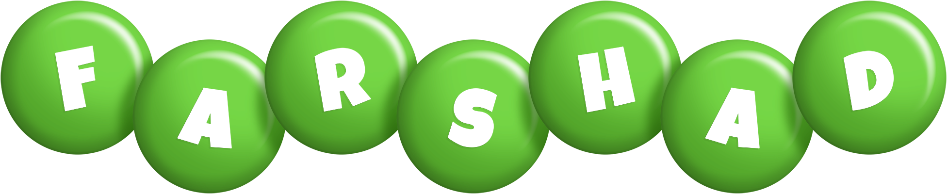 Farshad candy-green logo
