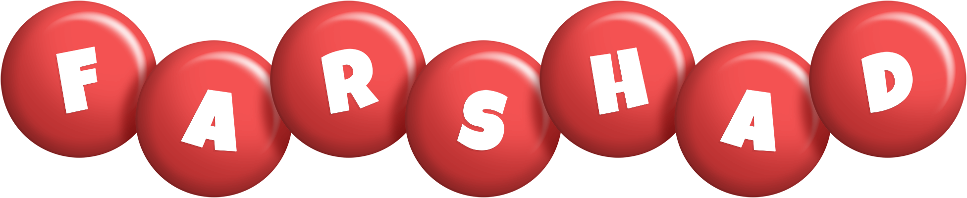 Farshad candy-red logo