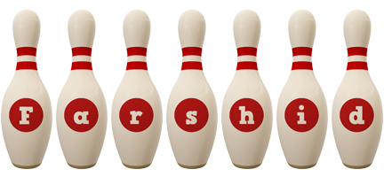 Farshid bowling-pin logo