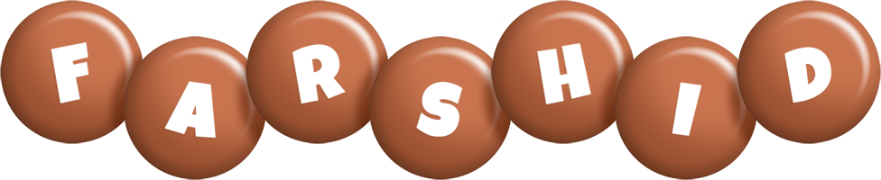 Farshid candy-brown logo