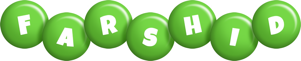 Farshid candy-green logo