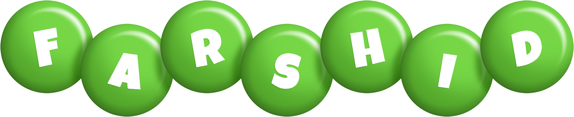 Farshid candy-green logo