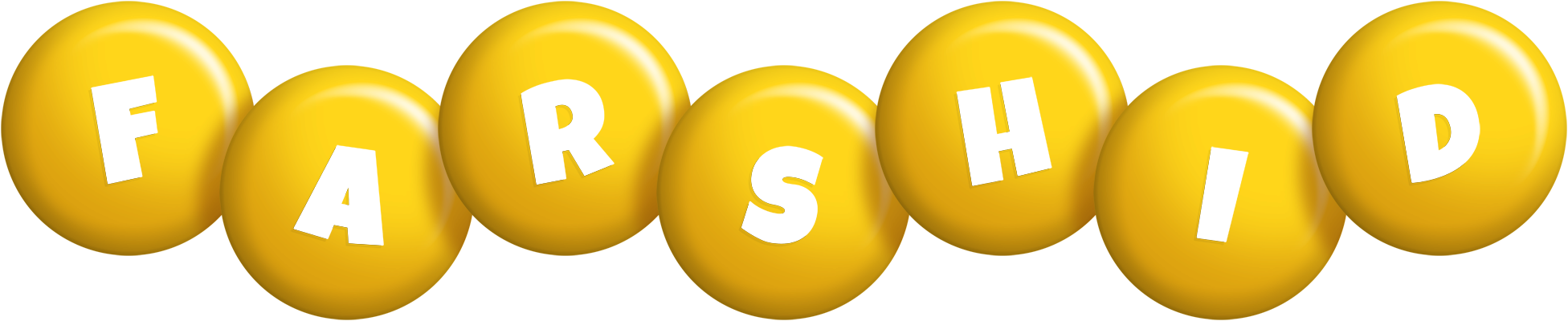 Farshid candy-yellow logo
