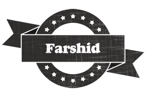 Farshid grunge logo