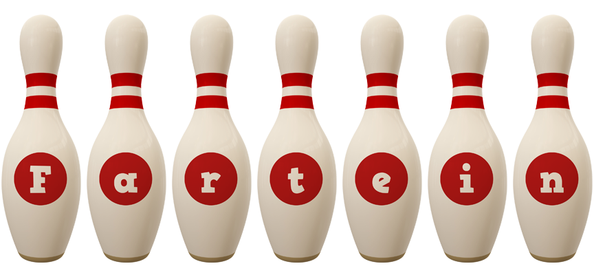 Fartein bowling-pin logo