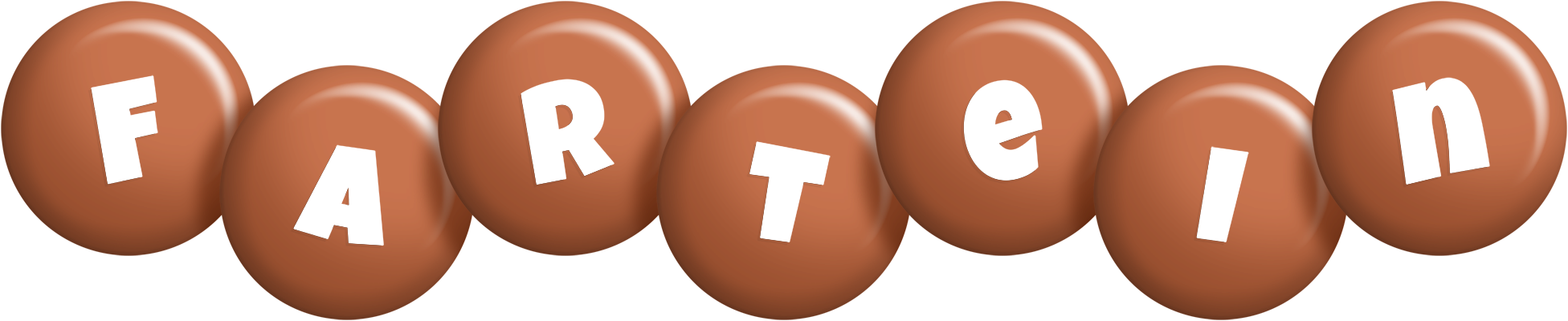 Fartein candy-brown logo