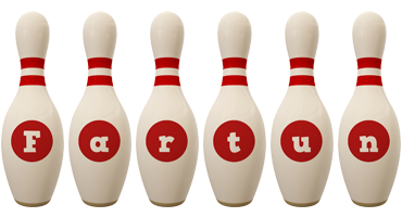 Fartun bowling-pin logo