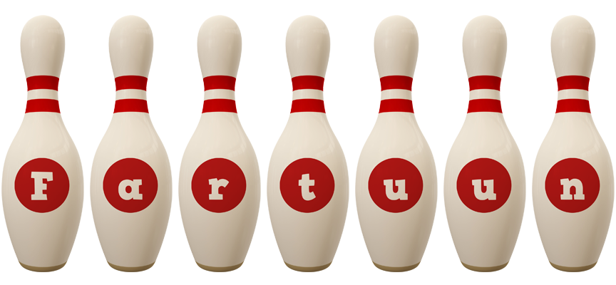 Fartuun bowling-pin logo