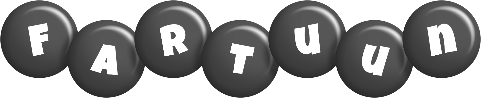 Fartuun candy-black logo