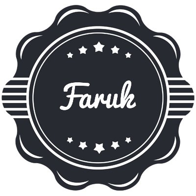 Faruk badge logo
