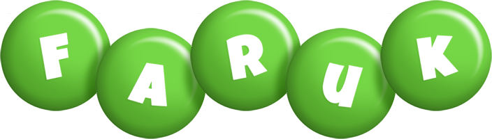 Faruk candy-green logo