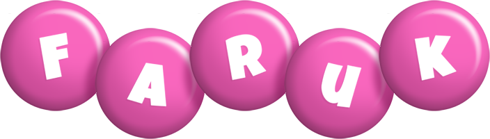 Faruk candy-pink logo