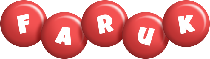 Faruk candy-red logo