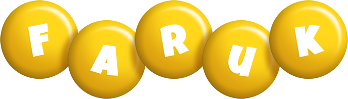 Faruk candy-yellow logo