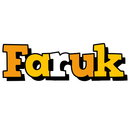 Faruk cartoon logo