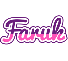 Faruk cheerful logo