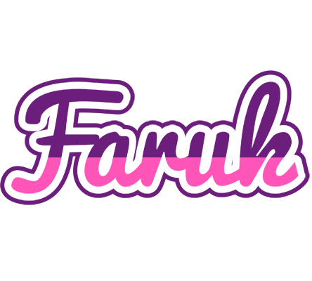 Faruk cheerful logo