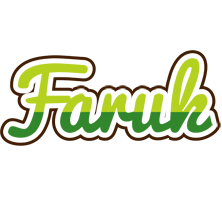 Faruk golfing logo