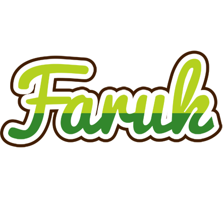 Faruk golfing logo