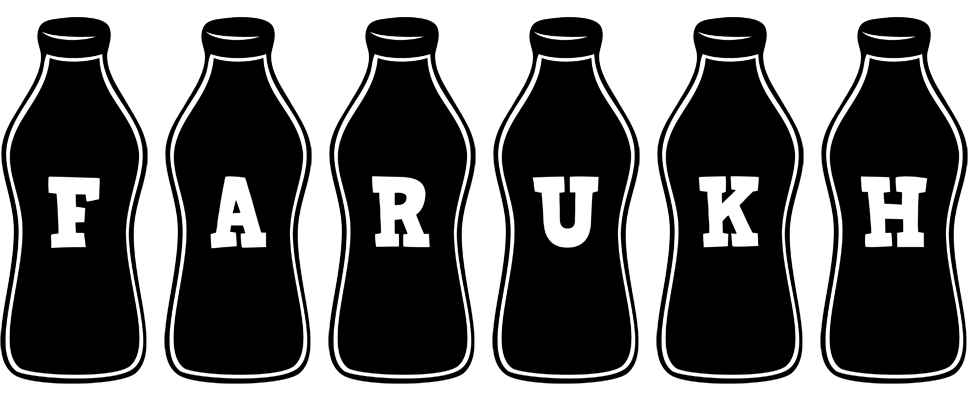 Farukh bottle logo