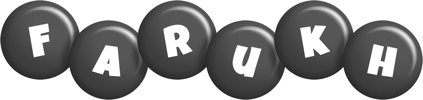 Farukh candy-black logo