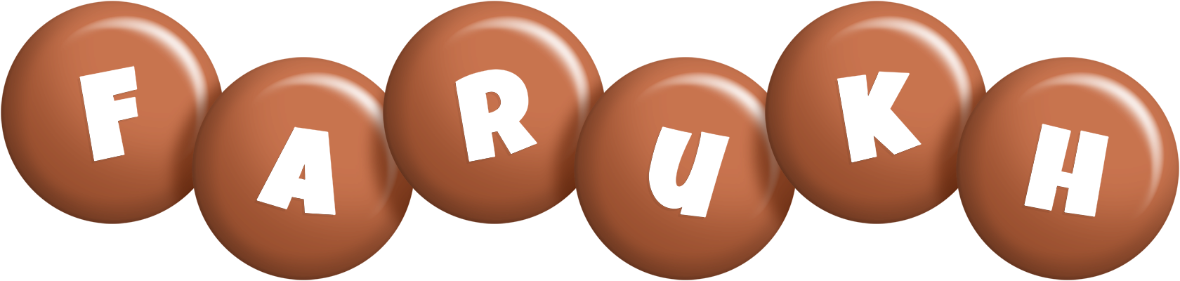 Farukh candy-brown logo