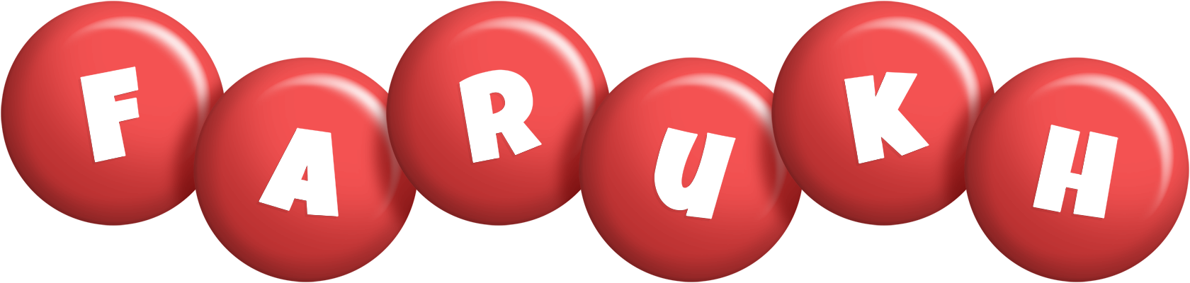 Farukh candy-red logo