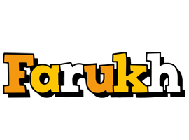 Farukh cartoon logo