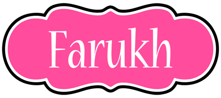 Farukh invitation logo