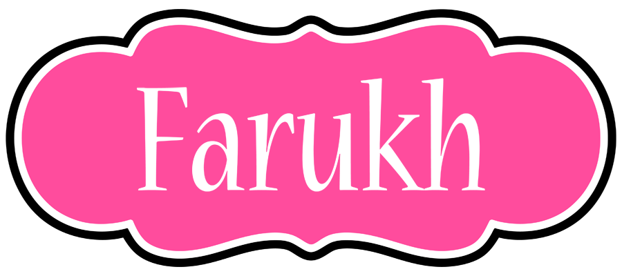Farukh invitation logo