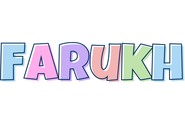 Farukh pastel logo