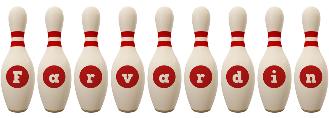 Farvardin bowling-pin logo