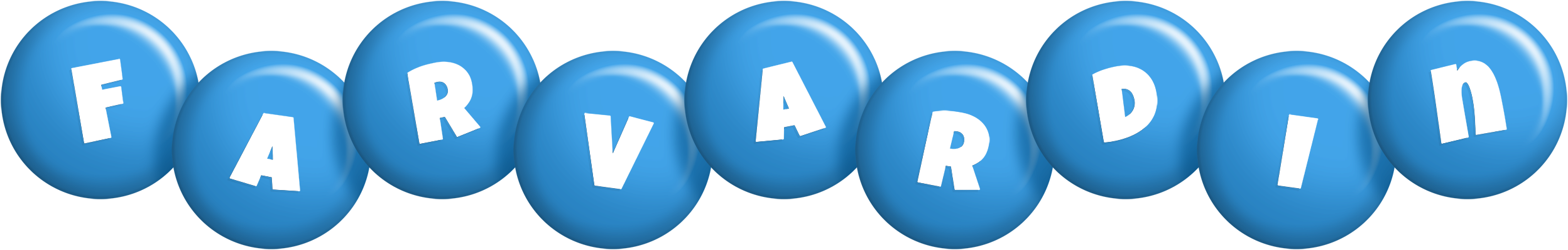 Farvardin candy-blue logo