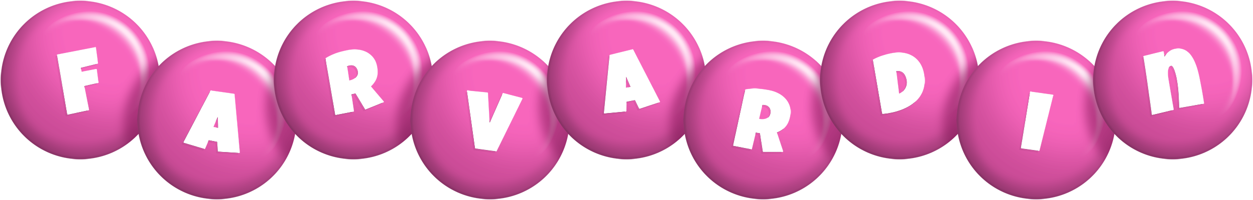 Farvardin candy-pink logo