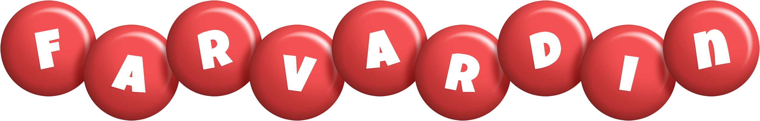 Farvardin candy-red logo