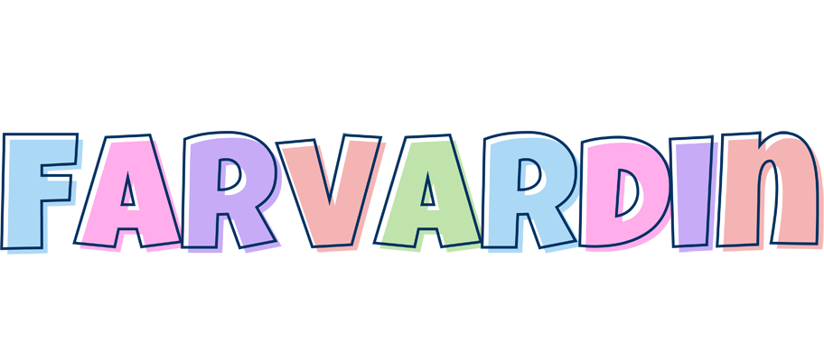 Farvardin pastel logo