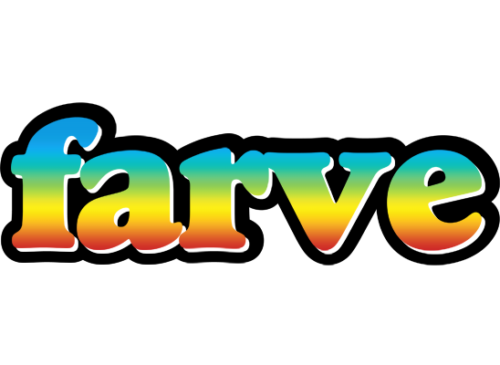 FARVE logo effect. Colorful text effects in various flavors. Customize your own text here: https://www.textgiraffe.com/logos/color/