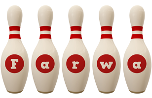 Farwa bowling-pin logo