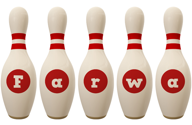 Farwa bowling-pin logo