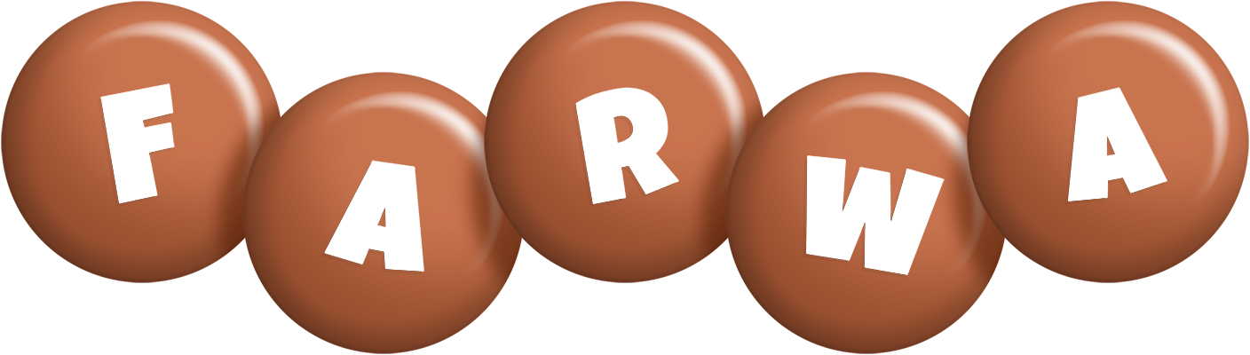 Farwa candy-brown logo