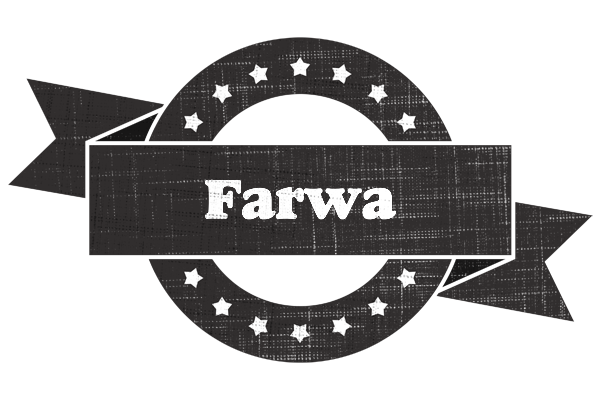 Farwa grunge logo